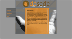 Desktop Screenshot of desede.nl